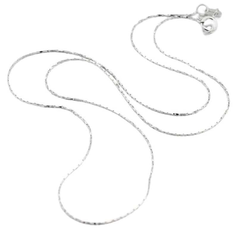 Collar de plata de ley 925 40cm - con cierre - - Crystaldreams Abalorios