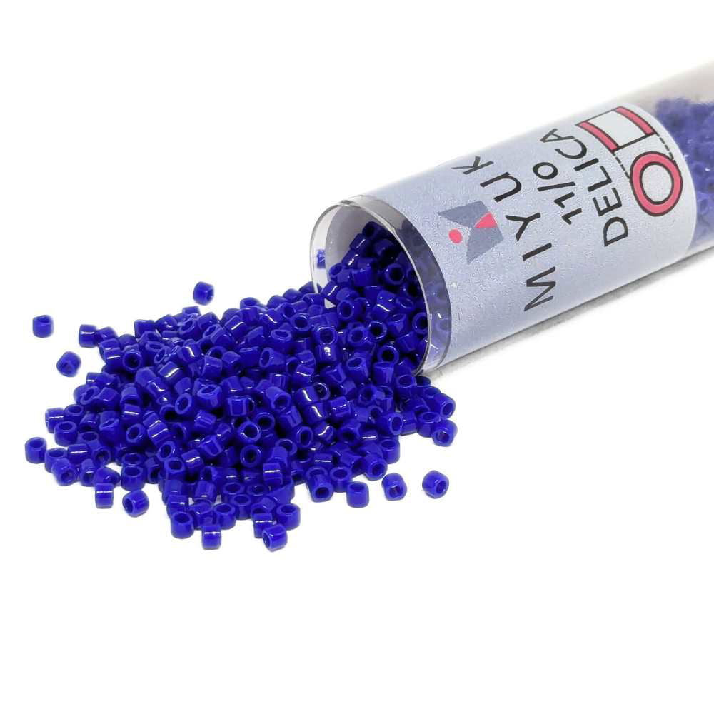DB0726 Miyuki Delica Tube 11/0 Opaque Cobalt 7.2gr – Miyukilandia