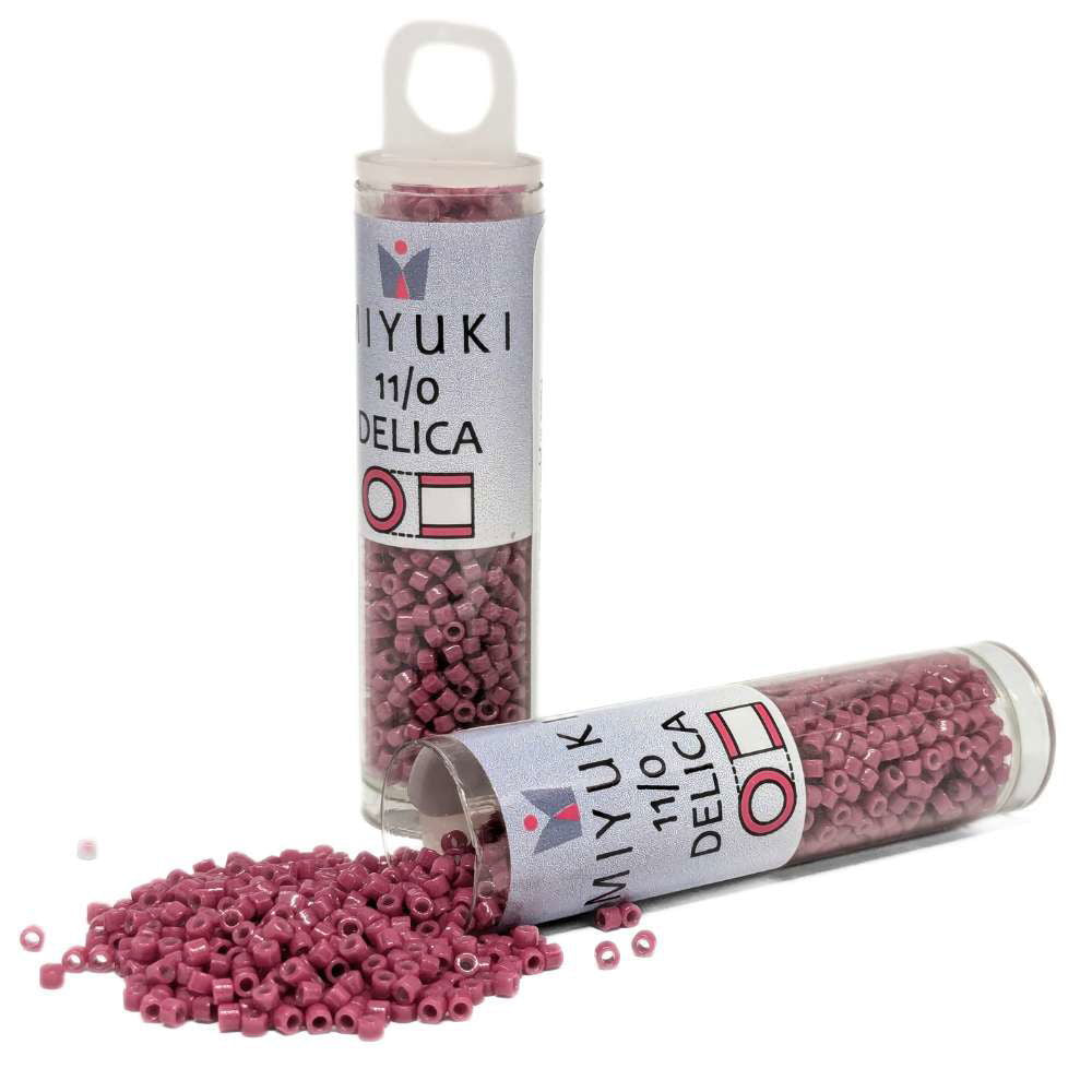 DB2353 Tubo Miyuki Delica 11/0 Duracoat Opaque Raspberry 7,2gr - Miyukilandia
