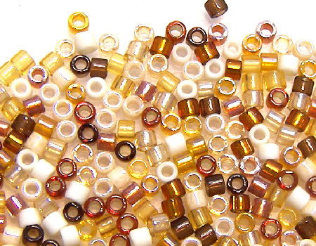 10/0 MIYUKI delica Mix abalorios  - Wheatberry x 1gr.  - Miyukilandia