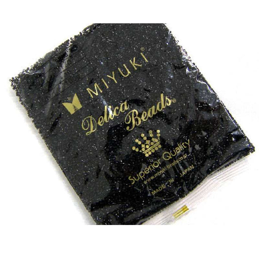 100 gr. Delicas 11/0 Miyuki - Black DB010  - Miyukilandia