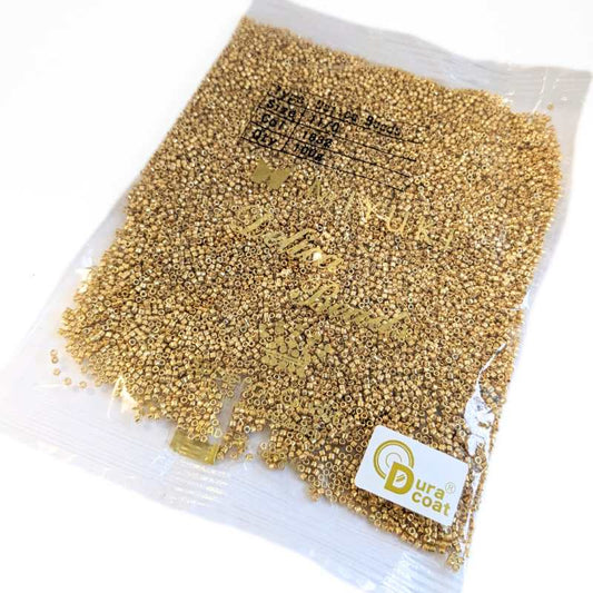 100 gr. Delicas 11/0 Miyuki - Duracoat Galvanized Gold DB1832  - Miyukilandia