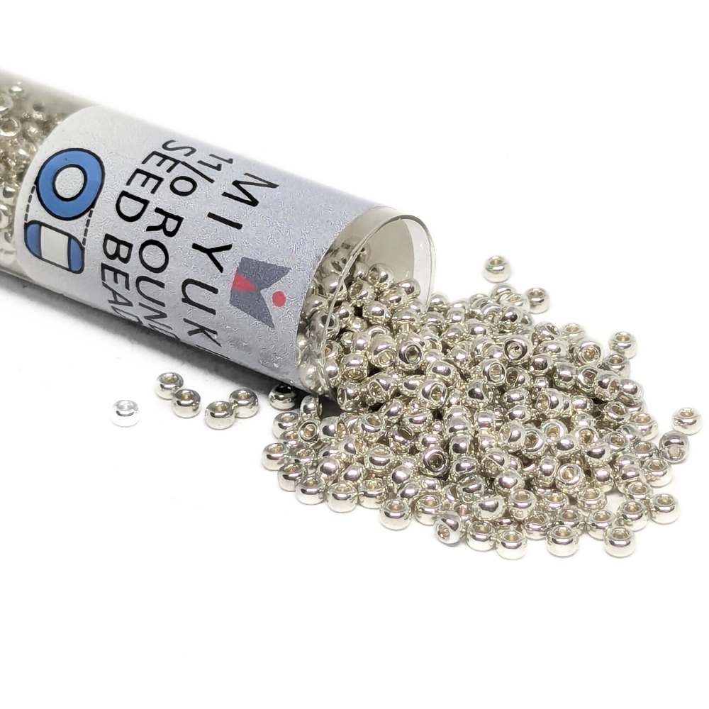 Miyuki Seed Beads Tube 11/0 "Galvanized Silver" Color 1051