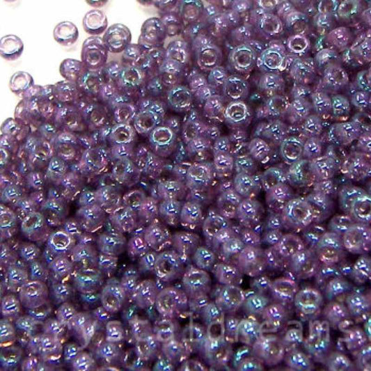 11/0 MIYUKI - rocalla - Dk. Amethyst Gold Luster - 1gr. -  - Crystaldreams Abalorios