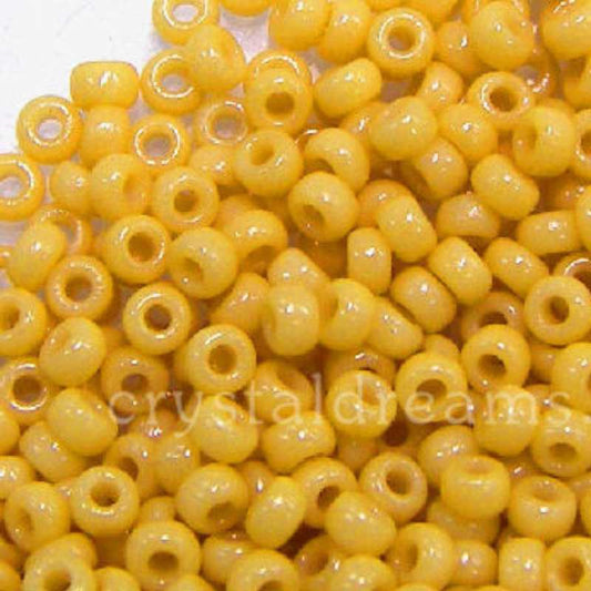 11/0 MIYUKI - rocalla - Duracoat Opaque Dyed Cream - 1gr. -  - Crystaldreams Abalorios