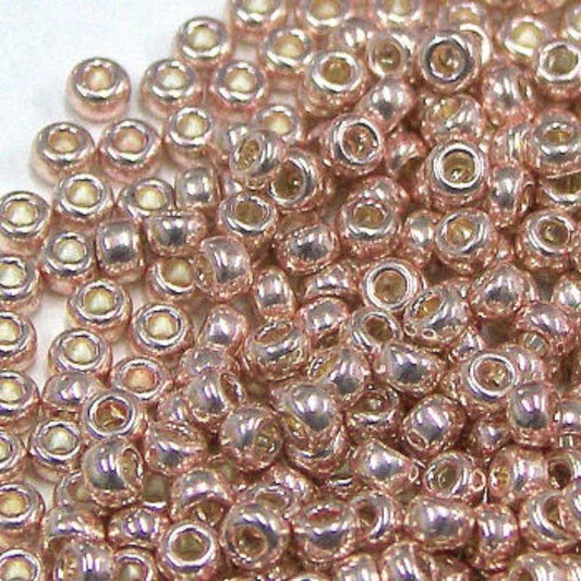 11/0 MIYUKI - rocalla - Light Galvanized Rose- 1gr. -  - Crystaldreams Abalorios