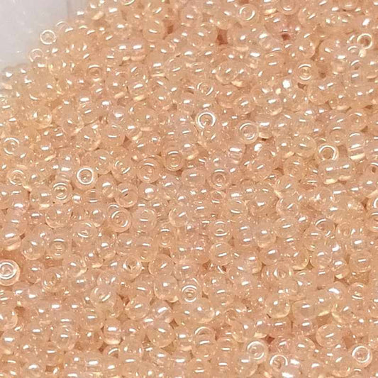 11/0 MIYUKI - rocalla - Lt. Peach Luster - 1gr.  - Miyukilandia