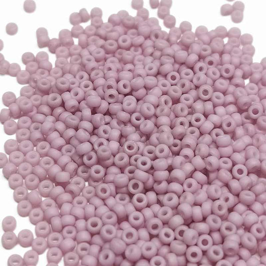 11/0 MIYUKI - rocalla - Matte Opaque Lt. Rose - 1gr.  - Miyukilandia