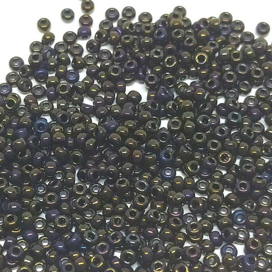 11/0 MIYUKI - rocalla - Metallic Iris Brown - 1gr.  - Miyukilandia