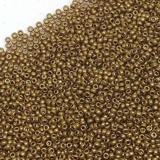 11/0 MIYUKI - rocalla - Metallic Light Bronze - 1gr.  - Miyukilandia
