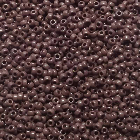 11/0 MIYUKI - rocalla - Opaque Brown - 1gr.  - Miyukilandia