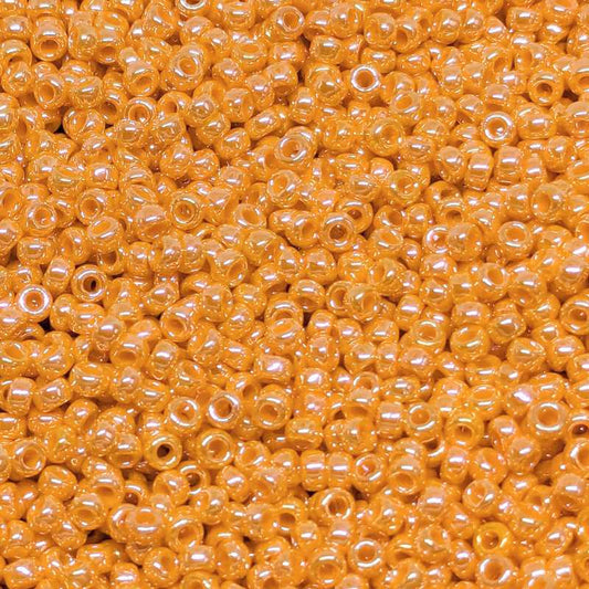 11/0 MIYUKI - rocalla - Opaque Luster Light Orange - 1gr. -  - Crystaldreams Abalorios