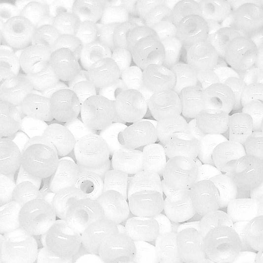 11/0 MIYUKI Rocalla 0402 - Opaque White - 1gr.  - Miyukilandia