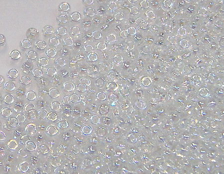 11/0 MIYUKI - rocalla - Transparent crystal AB 1 gr. -  - Crystaldreams Abalorios