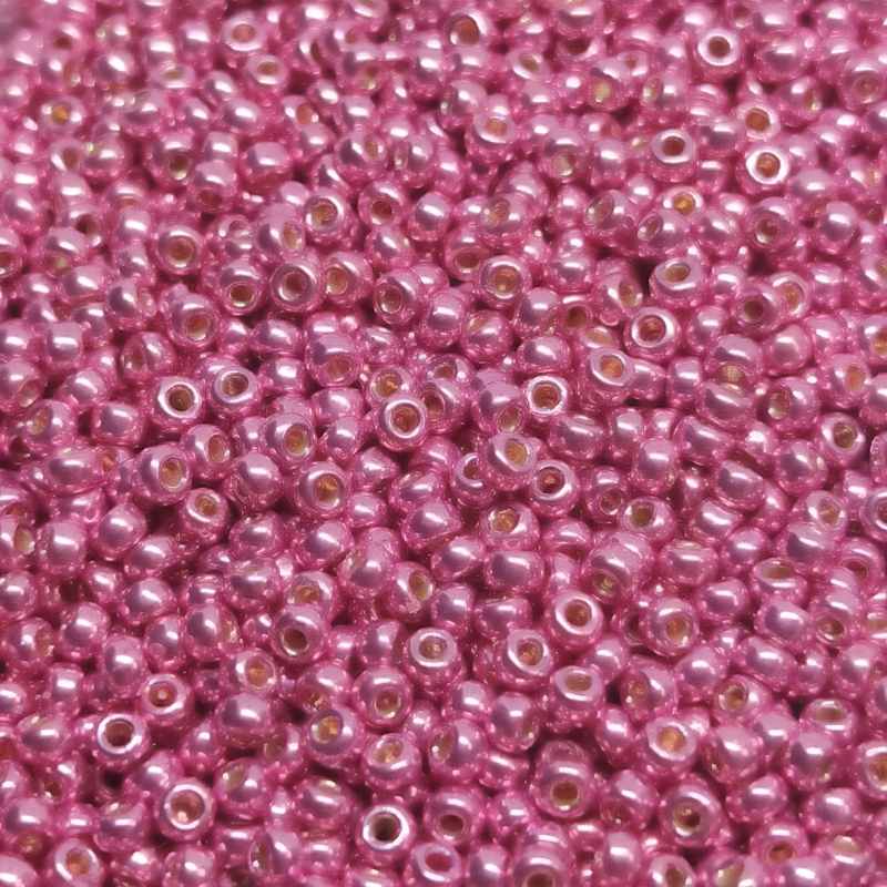 11/0 MIYUKI - rocalla Duracoat Galvanized Hot Pink - 1gr.  - Miyukilandia