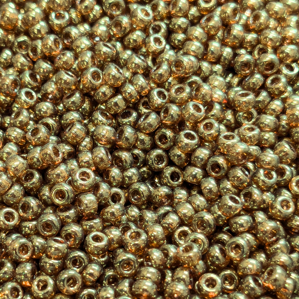 11/0 MIYUKI Rocalla 0311 - Topaz Gold Luster - 1gr.  - Miyukilandia