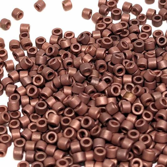 11/0 MIYUKI delica DB0340 - Matte Plated Copper -1 gr.  - Miyukilandia