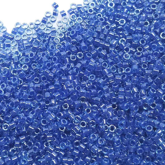 11/0 MIYUKI delica DB0285 - Aqua Sapphire Silver Lined - 1 gr.  - Miyukilandia