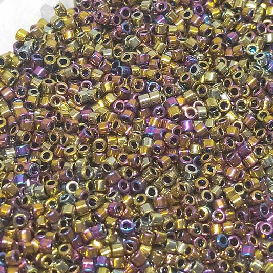 11/0 MIYUKI delica DB0029 - Bronze Iris Mix - 1gr.  - Miyukilandia