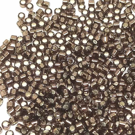 11/0 MIYUKI delica DB0150 - Brown Silver Lined - 1gr.  - Miyukilandia