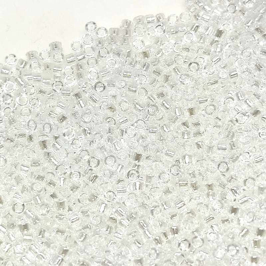 11/0 MIYUKI delica DB0050 - Crystal Luster - 1gr.  - Miyukilandia