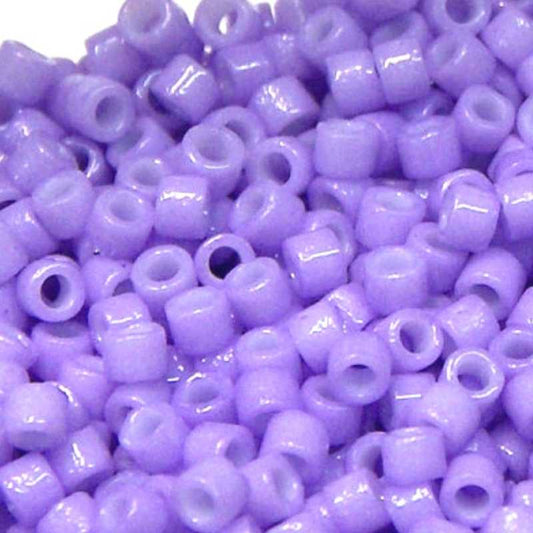 11/0 MIYUKI delica DB2138 - Duracoat Opaque Columbine - 1gr.  - Miyukilandia