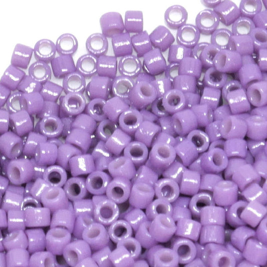 11/0 MIYUKI delica DB2139 - Duracoat Opaque Dk. Orchid - 1 gr.  - Miyukilandia
