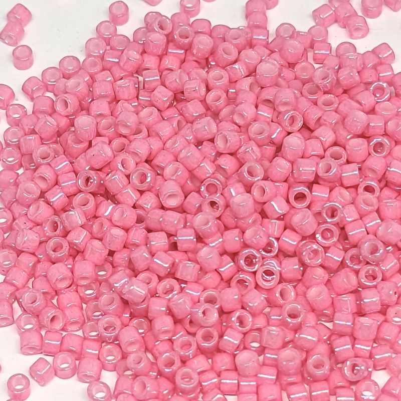 11/0 MIYUKI delica DB1371 - Dyed Opaque Carntion Pink - 1gr.  - Miyukilandia