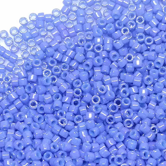 11/0 MIYUKI delica DB0661 - Dyed Opaque Purple - 1gr.  - Miyukilandia