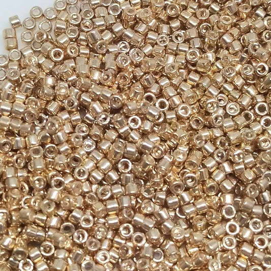 11/0 MIYUKI delica DB0433 - Galvanized Champagne - 1gr.  - Miyukilandia