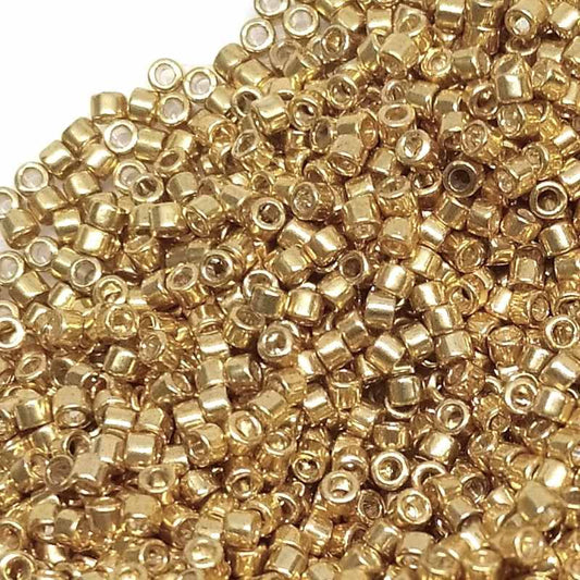 11/0 MIYUKI delica DB0410 - Galvanized Gold - 1gr.  - Miyukilandia