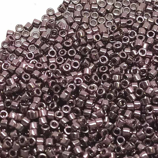 11/0 MIYUKI delica DB0454 - Galvanized Smoky Amethyst - 1gr.  - Miyukilandia