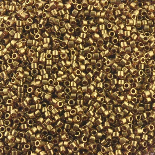 11/0 MIYUKI delica DB0115 - Gold Luster - 1gr.  - Miyukilandia