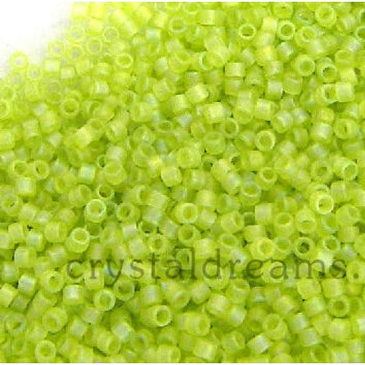 11/0 MIYUKI delica DB0860 - Matte Chartreuse AB - 1gr.  - Miyukilandia