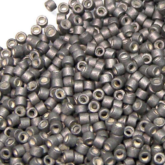 11/0 MIYUKI delica DB1175 - Matte Graphite - 1gr.  - Miyukilandia