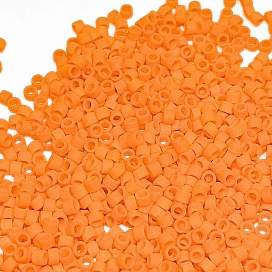 11/0 MIYUKI delica DB1583 - Matte Opaque Mandarin - 1gr.  - Miyukilandia