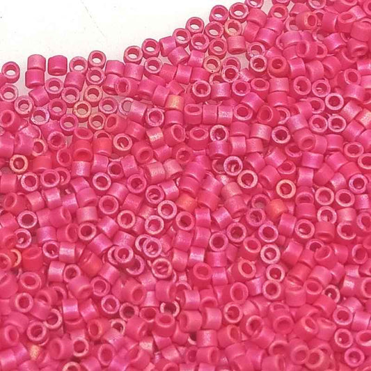 11/0 MIYUKI delica DB0362- Matte Opaque Red Luster - 1gr.  - Miyukilandia