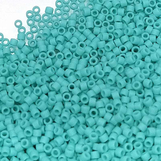 11/0 MIYUKI delica DB1586 - Matte Opaque Sea Opal - 1gr.  - Miyukilandia