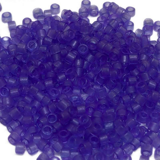 11/0 MIYUKI delica DB0785 - Matte Transparent Violet - 1gr.  - Miyukilandia