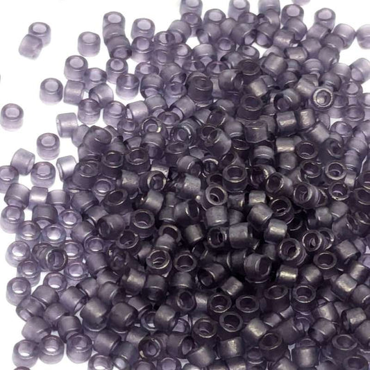 11/0 MIYUKI delica DB0386 - Matte Trasp. Dried Lavender - 1gr.  - Miyukilandia