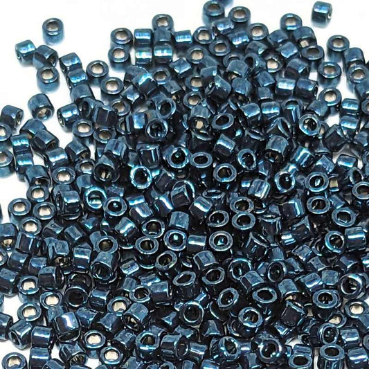 11/0 MIYUKI delica DB0459 - Metallic Blue Zircon - 1gr.  - Miyukilandia