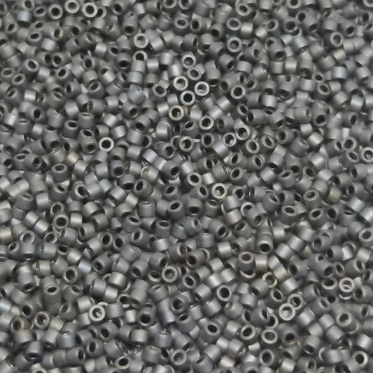 11/0 MIYUKI delica DB0306 - Metallic Matte Slate -  1gr.  - Miyukilandia