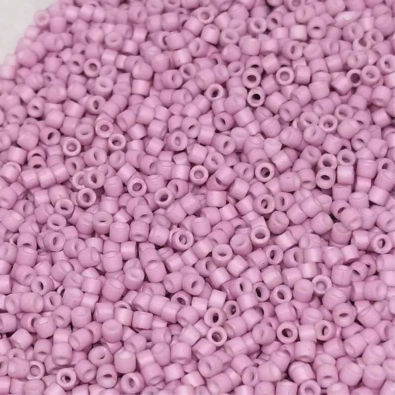 11/0 MIYUKI delica DB0800 - Metallic Opaque Vintage Rose - 1gr.  - Miyukilandia