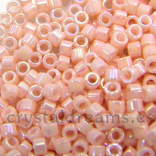 11/0 MIYUKI delica DB1503 - Opal Light Salmon AB - 1gr.  - Miyukilandia