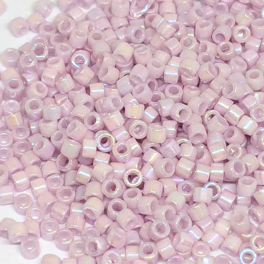 11/0 MIYUKI delica DB1504 - Opal Pale Rose - 1gr.  - Miyukilandia