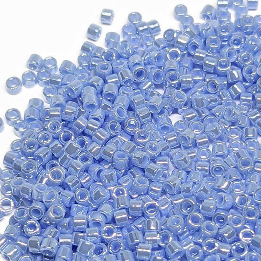 11/0 MIYUKI delica DB1568 - Opaque Agate Blue Luster 1gr.  - Miyukilandia