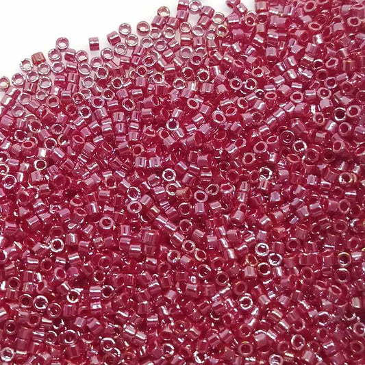 11/0 MIYUKI delica DB1564 - Opaque Cadillac Red Luster - 1gr.  - Miyukilandia