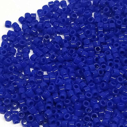 11/0 MIYUKI delica DB0726 - Opaque Dark Blue - 1gr.  - Miyukilandia