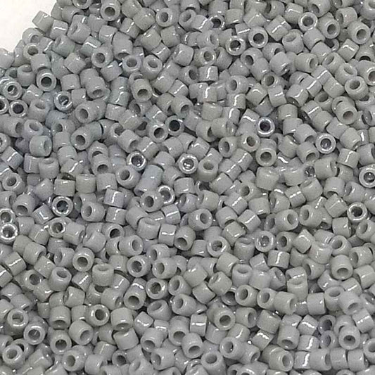 11/0 MIYUKI delica DB0731 - Opaque Grey - 1gr.  - Miyukilandia