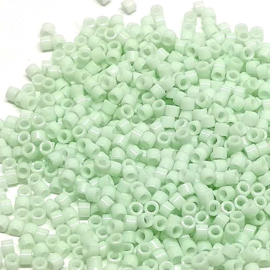 11/0 MIYUKI delica DB1496 - Opaque Light Mint - 1gr.  - Miyukilandia